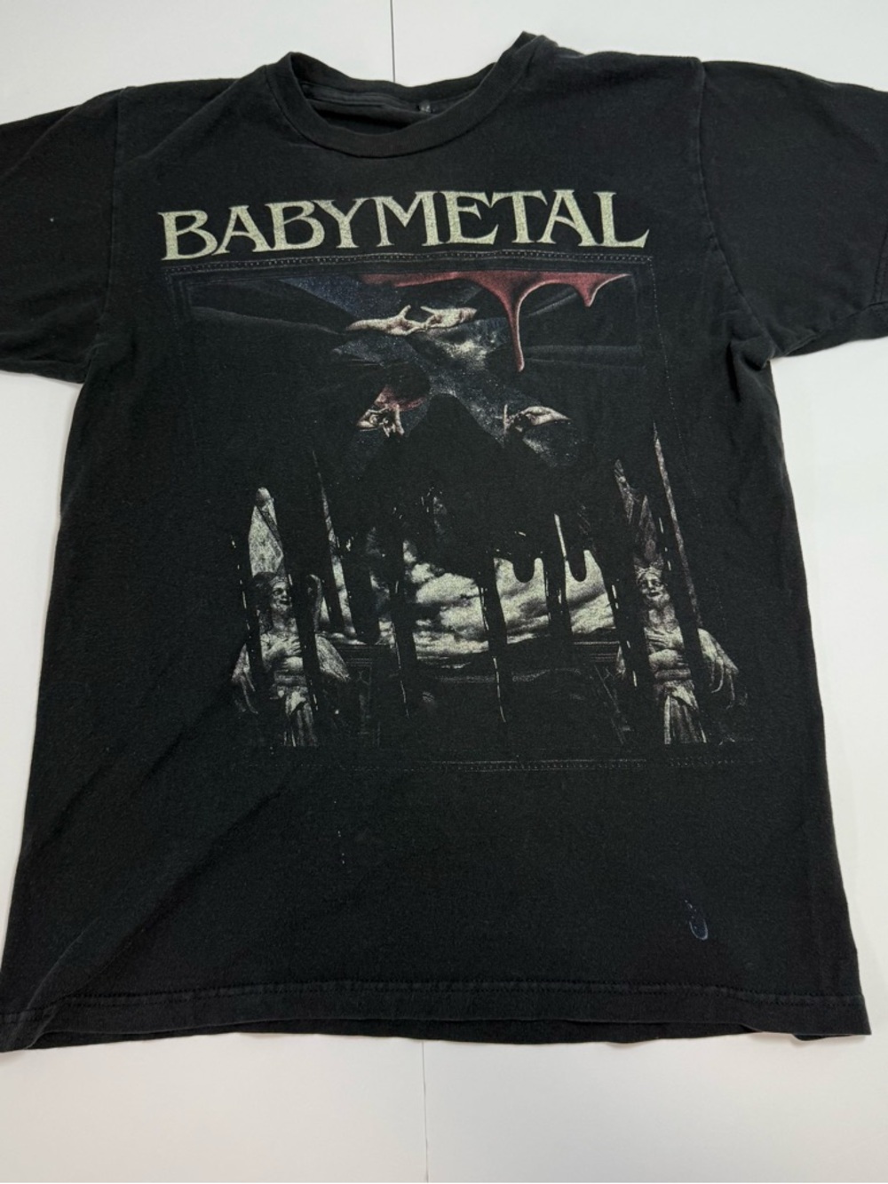 BABYMETAL Black Graphic Band Tee - Black size Small